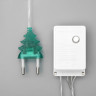 Гирлянда «Нить» 10 м, IP20, прозрачная нить, 100 LED, свечение зелёное, 8 режимов, 220 В