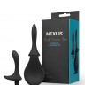 Черный анальный душ Nexus Anal Douche Set с 2 сменными насадками