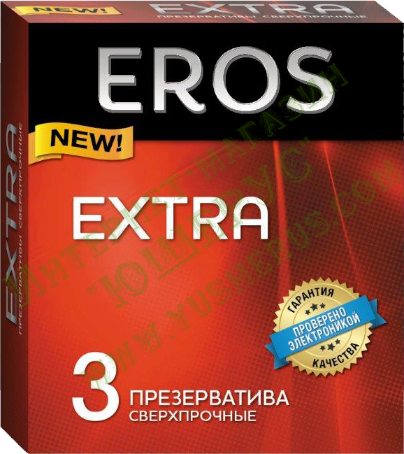 Высококачественные отечественные презервативы ЭРОС ЭКСТРА (в упаковке)