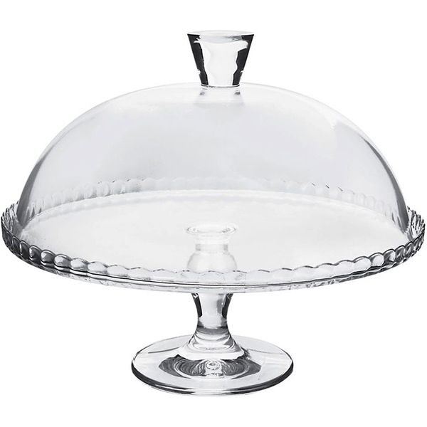 Подставка д/торта с крышкой;стекло;D=32,2,H=26,2см;прозр. 