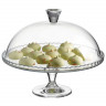 Подставка д/торта с крышкой;стекло;D=32,2,H=26,2см;прозр.
