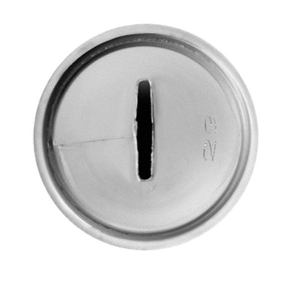 Насадка кондитерская «Широкая лента»;сталь нерж.;D=22,H=30мм;металлич. 