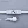 Гирлянда «Занавес» 2 × 3 м, IP44, УМС, белая нить, 760 SMD-LED, свечение белое, 220 В