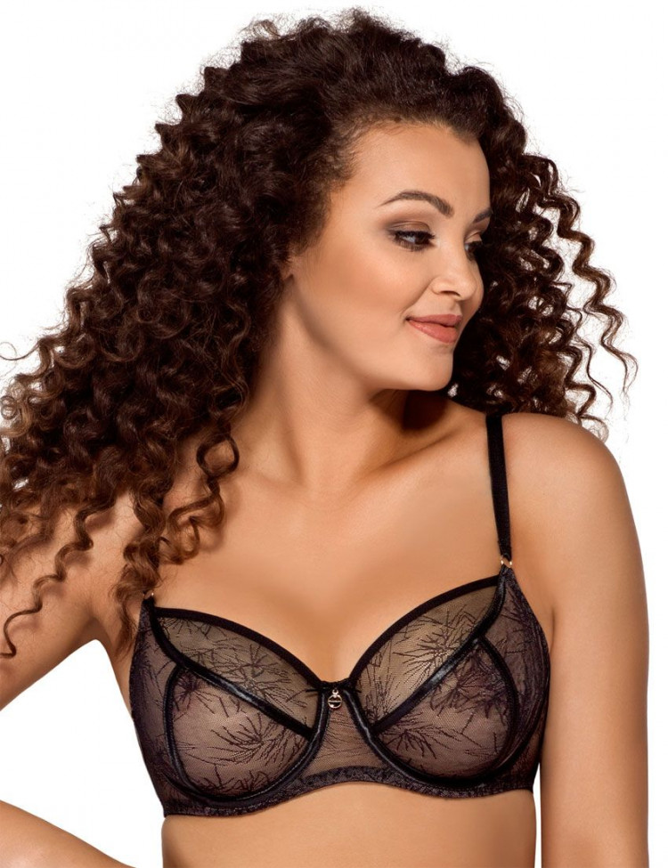 Бюстгальтер на косточках с мягкими чашками plus size 