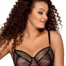 Бюстгальтер на косточках с мягкими чашками plus size