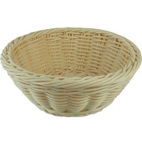 Круглая корзина для хлеба из полиротанга (диаметр 19 см)