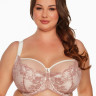 Бюстгальтер Ranita с розовым кружевом на +size чашке