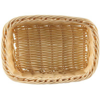 Прямоугольная плетеная корзина для хлеба