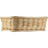 Прямоугольная плетеная корзина для хлеба