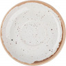 Фарфоровое блюдце «Пунто Бьянка» с крапинками (диаметр 15 см)