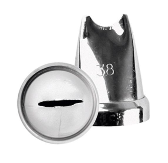 Насадка кондитерская «Полоска»;сталь нерж.;D=22,H=30мм;металлич.. 