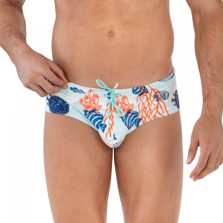 Мужские плавки с морским принтом Acuatic Swimsuit Brief 