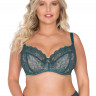 Кружевной бюстгальтер с мягкой чашкой plus size и боковыми поддержками