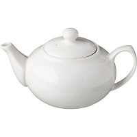 Чайник заварочный «Кунстверк»;фарфор;450мл;D=75,H=75,L=175мм;белый