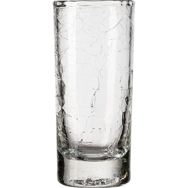 Стопка «Кракле»;стекло;75мл;D=4,H=9см;прозр. 