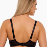 Черно-розовый бюстгальтер Malene с чашками на тонком поролоне