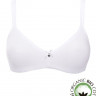 Хлопковый бюстгальтер без чашек и косточек Natural Cotton 