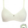 Хлопковый бюстгальтер без чашек и косточек Natural Cotton 