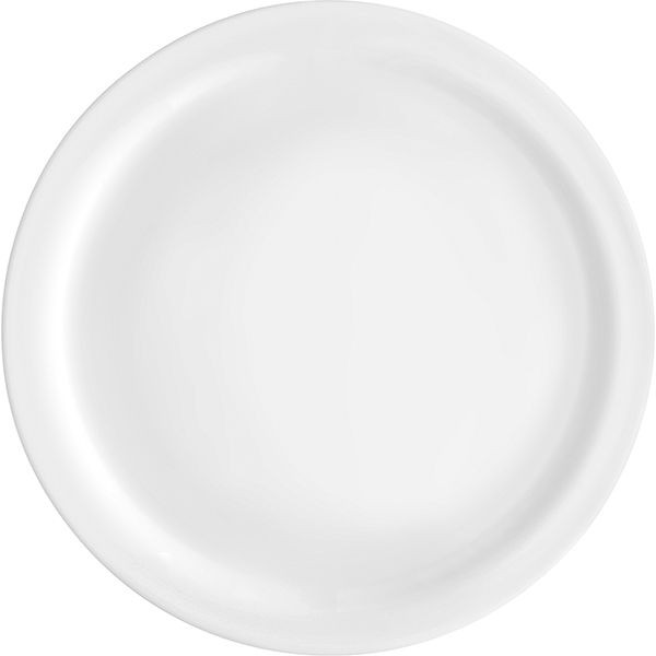 Блюдо «Кейрвейр» круглое;стекло;D=255,H=21мм;белый 