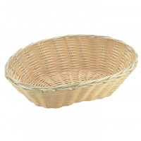 Овальная плетеная корзина из полиротанга (23х15,6 см)