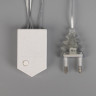 Гирлянда «Бахрома-арка» 1 × 1 м, IP20, прозрачная нить, 126 LED, свечение тёплое белое, 8 режимов, 220 В