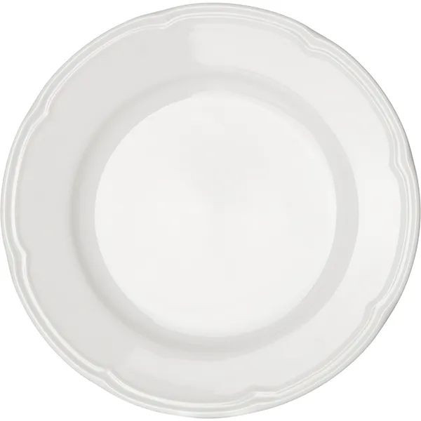 Белая фарфоровая тарелка «Увертюра» (диаметр 27 см) 
