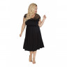 Сорочка plus size с короткими кружевными рукавчиками