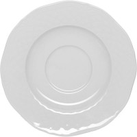 Блюдце «Афродита»;фарфор;D=130,H=15мм;белый