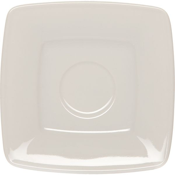 Блюдце «Виктория»;фарфор;,H=15,L=115,B=115мм;белый 