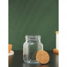 Стеклянная банка для сыпучих продуктов с пробковой крышкой «Эко» (6х10,5 см)