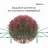 Зеленое декоративное ограждение (60х38 см) - 5 секций