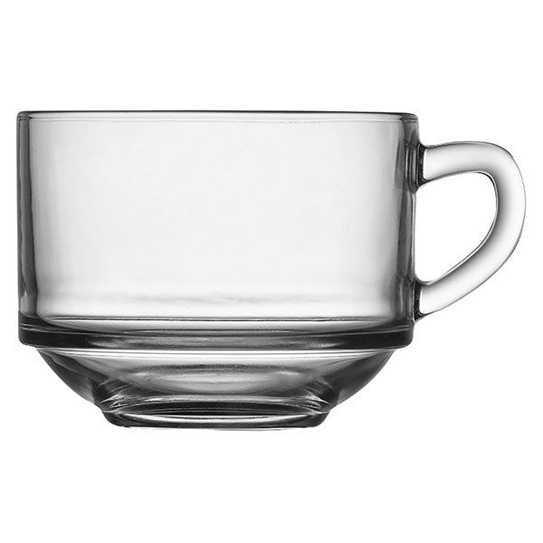 Кружка «Шефс» для супа;стекло;0,6л;D=115/60,H=90мм;прозр. 