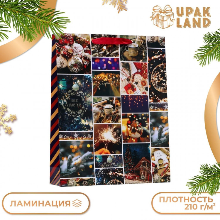Новый год. Пакет ламинированный вертикальный  Волшебного Нового Года! ,33 х 42 х 10 см. 