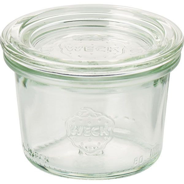 Стеклянные стаканы для подачи с крышкой - 12 шт. 