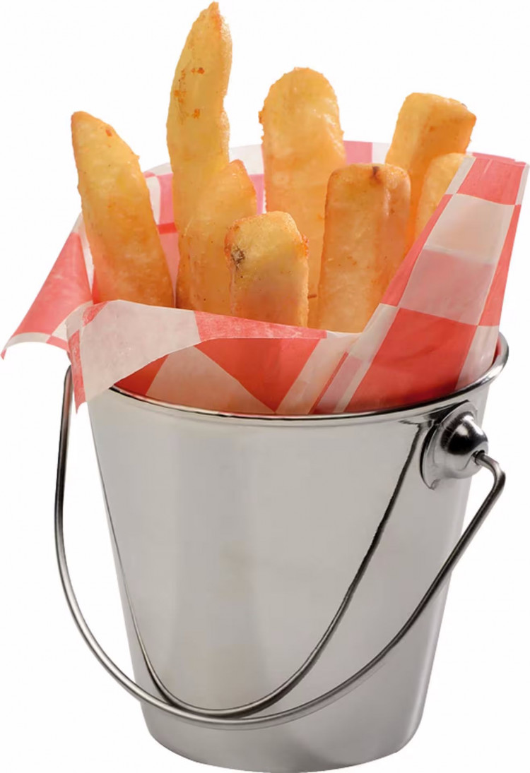 Стальное ведро для картофеля фри (объем 330 мл.) 