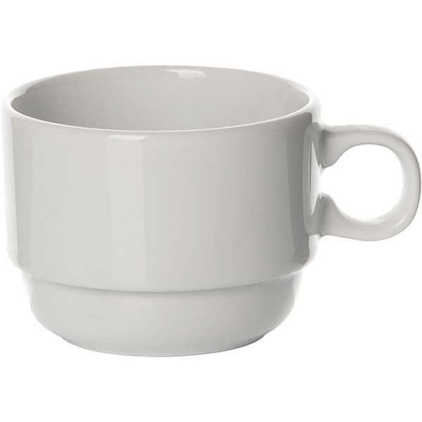 Чашка чайная «Акапулько»;фарфор;185мл;D=80,H=60,B=61мм;белый 