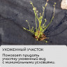 Черные приствольные кргуи (диаметр 100 см) - 2 шт.