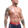 Пляжные боксеры с контрастными полосками по бокам