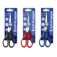 Ножницы 17 см ErichKrause  EasyCut , двойная заточка, микс, европодвес