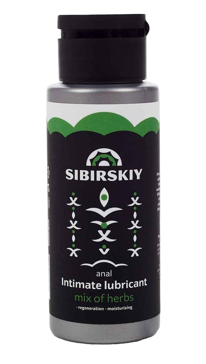 Анальный лубрикант на водной основе SIBIRSKIY с ароматом луговых трав - 100 мл. 