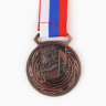 Медаль тематическая 196, «Музыка», d= 5 см. Цвет бронза. С лентой