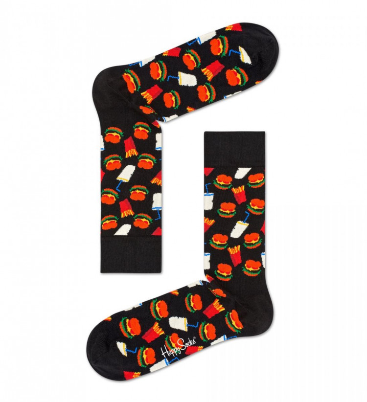 Носки унисекс Hamburger Sock с гамбургерами 
