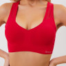 Бесшовный бюстгальтер-топ со спинкой-сеткой Laser Bra