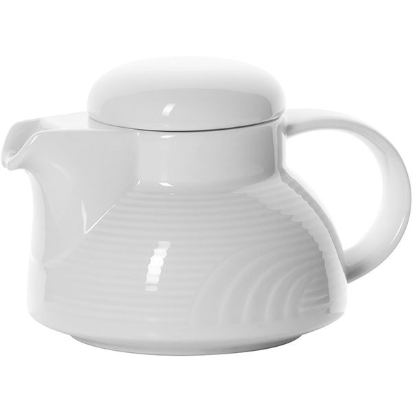 Чайник заварочный «Карат» без крышки;фарфор;350мл;D=65,H=80,L=145мм;белый 