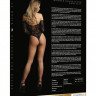 Пикантное боди Wonder Rhinestone Bodysuit с длинным рукавом