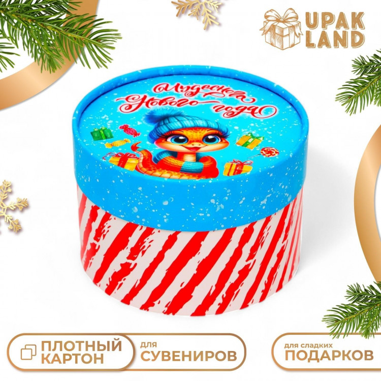 Коробка   Змейка  завальцованная  без окна 13 х 8,5 см 