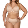 Бюстгальтер на косточках plus size с жаккардовыми чашками