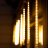 Гирлянда «Сосульки» 2.5 × 0.3 м, IP65, прозрачная нить, 192 LED, свечение тёплое белое с эффектом стекания, 12 В