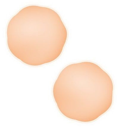 Телесные силиконовые наклейки на соски NIPPLE COVERS SILICONE 