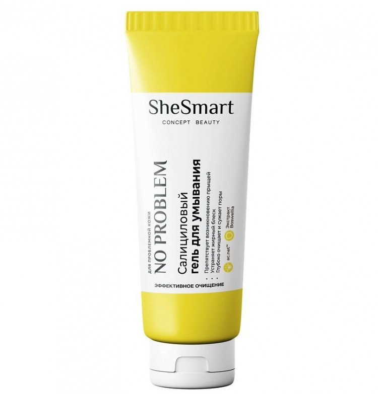 Салициловый гель для умывания SheSmart - 100 мл. 